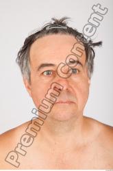 Head Man White Average Wrinkles